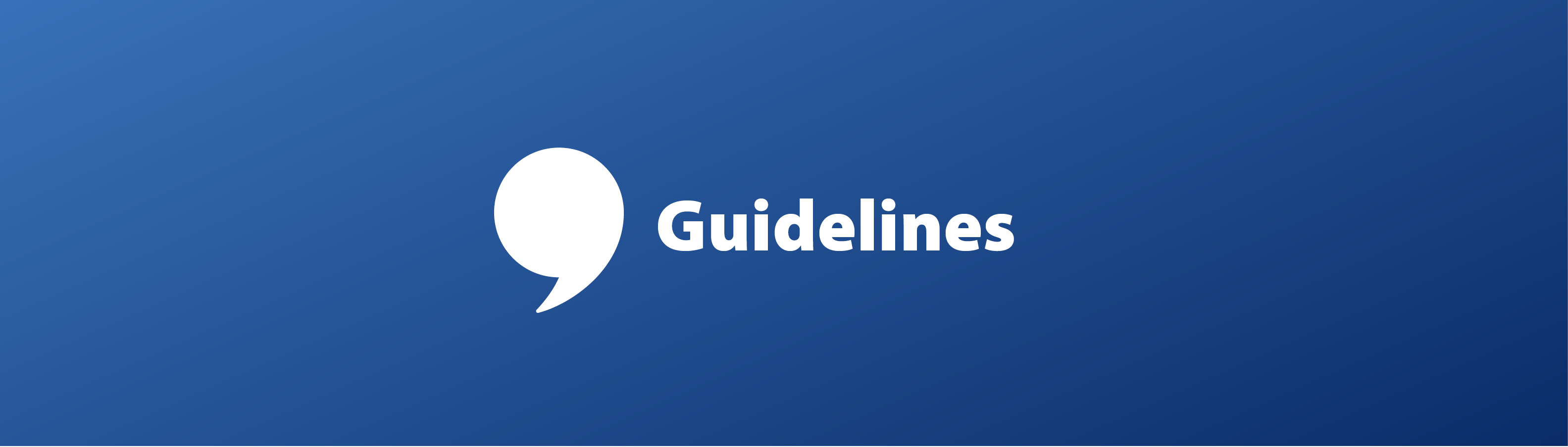 Guidelines