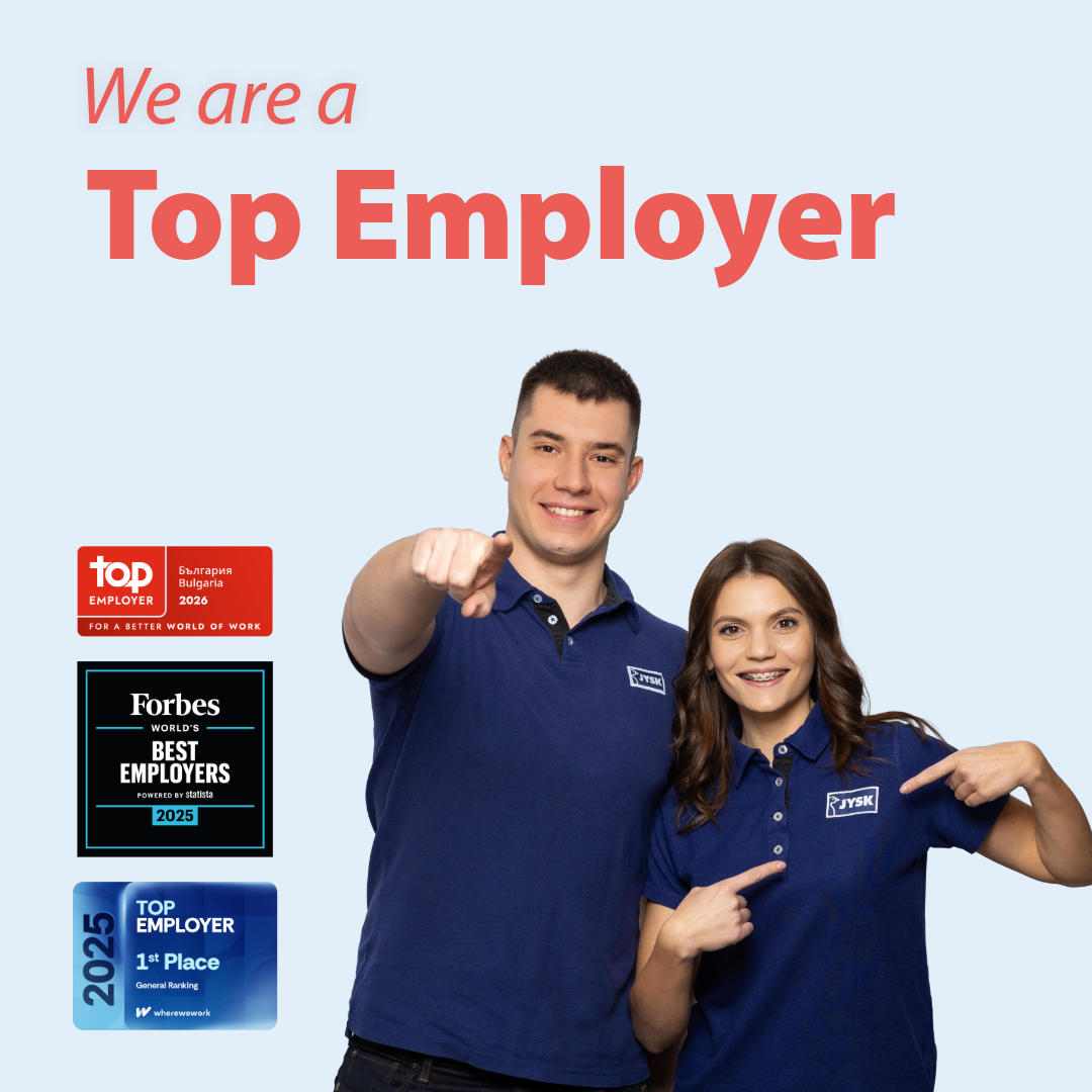 JYSK Bulgaria_Employer certifications_LinkedIn_Post