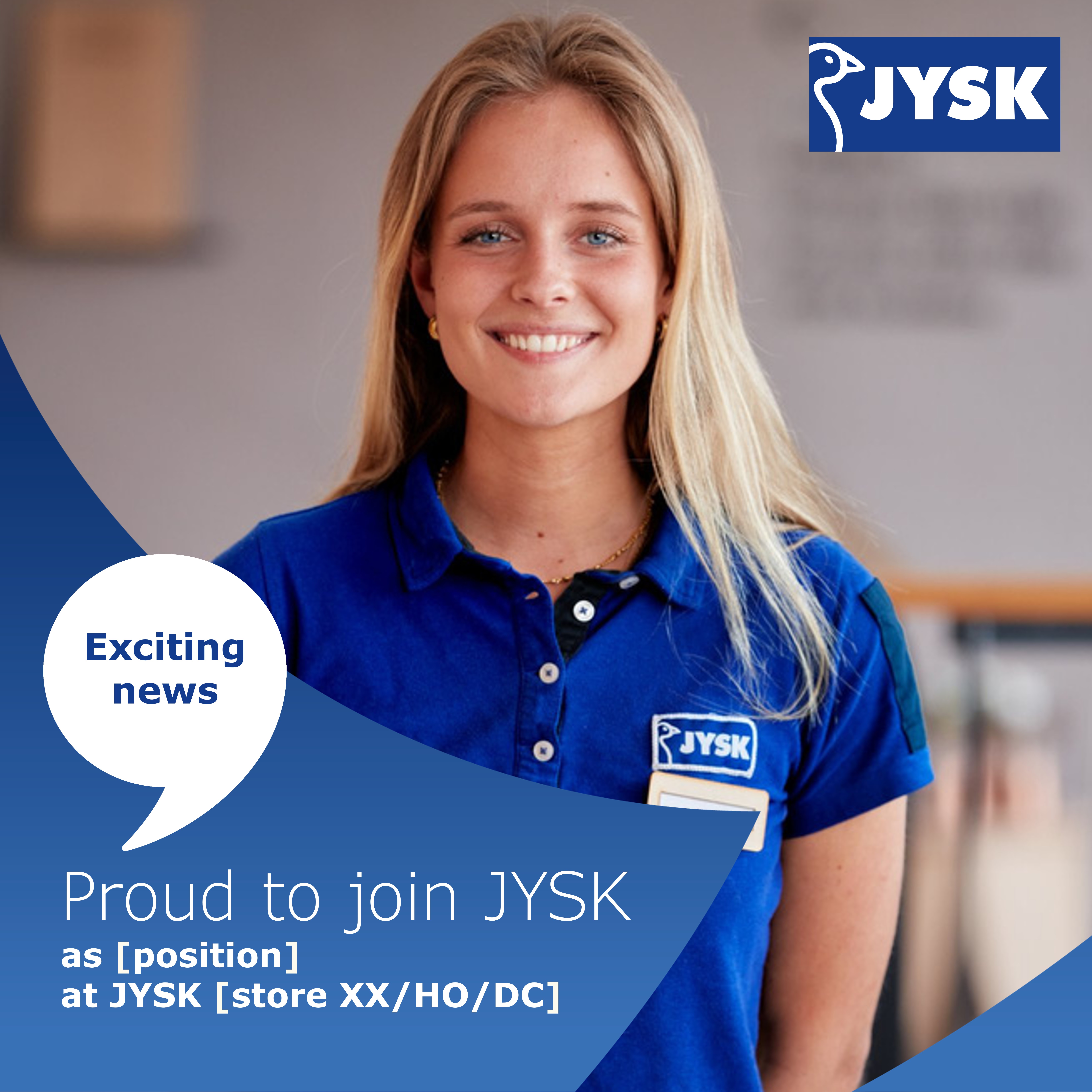 JYSK_FY26_Staff template_SoMe_Feed post_New job