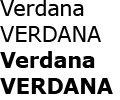 Verdana