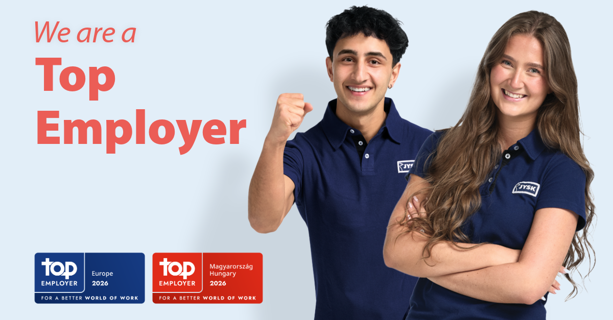JYSK Hungary_Top Employer_LinkedIn_Post