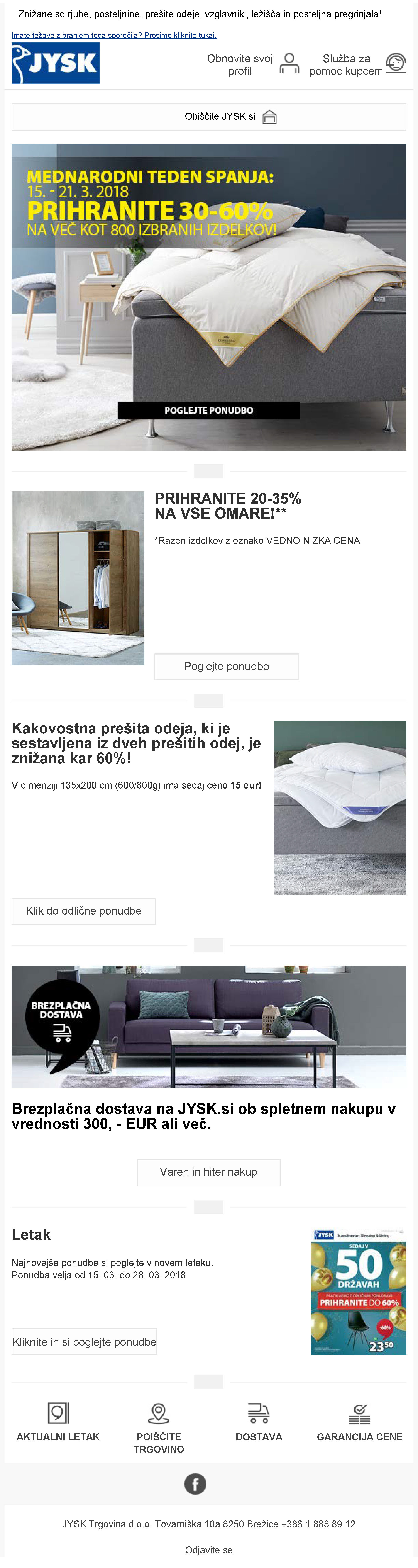 Example of newsletter